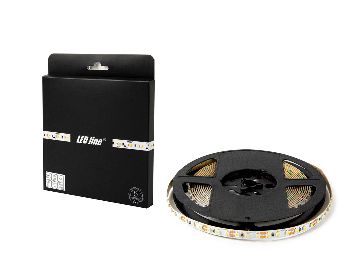 LED-strip 600/5m SMD 12V 11000K 9.6W IP20 8mm 5m 800lm/m PRIME