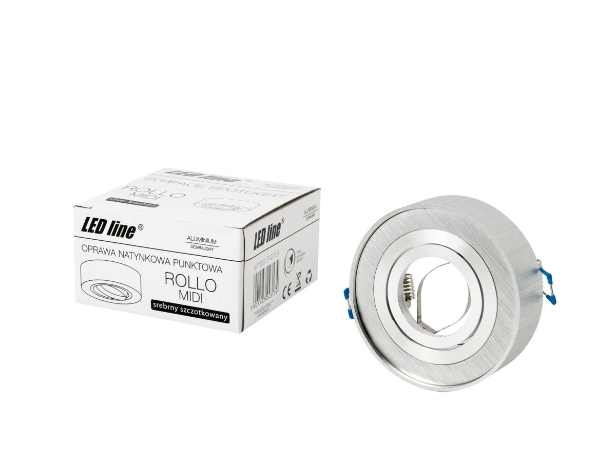 PLAFONDLAMP ROLLO MIDI rond IP20 zilver PRIME
