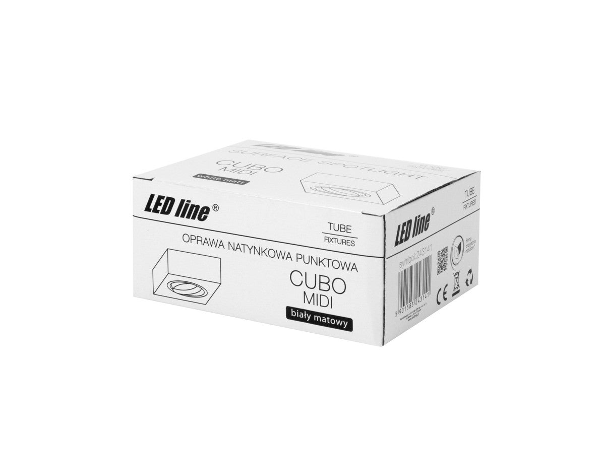 PLAFONDLAMP CUBO MIDI vierkant IP20 wit PRIME