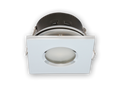 PLAFONDLAMP waterdicht vierkant IP65 chroom PRIME