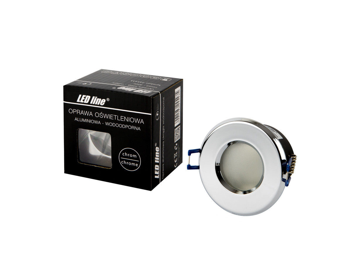 PLAFONDLAMP waterdicht rond IP65 chroom PRIME