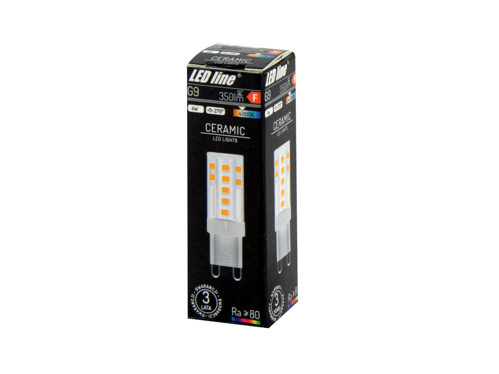 LED-lamp G9 4000K 4W 350lm 230V 270 ° LITE Keramiek