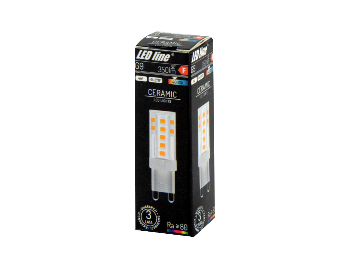 LED-lamp G9 4000K 4W 350lm 230V 270 ° LITE Keramiek