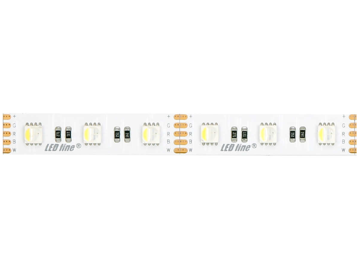 LED strip 300/5m SMD 12V 6500K RGBW 19.2W IP20 12mm 5m 400lm/m PRIME