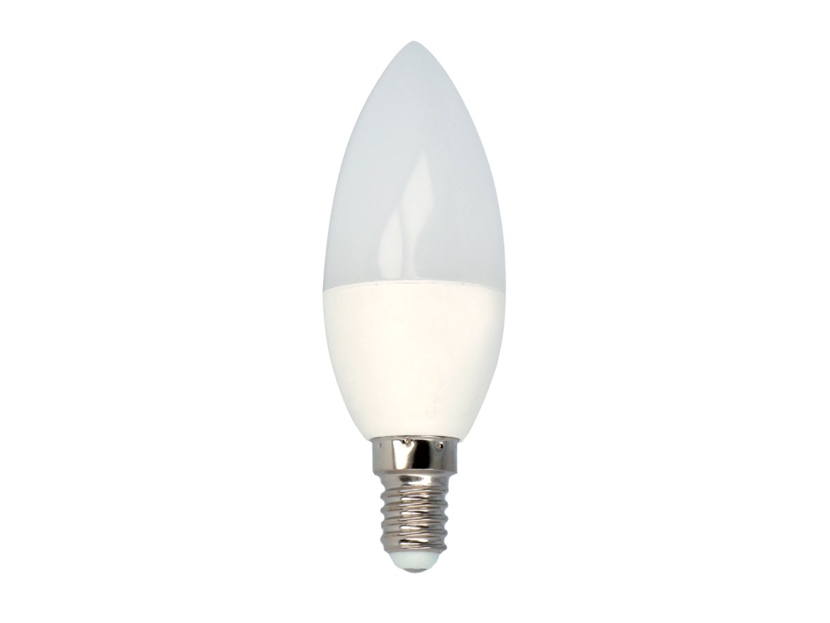 LED-lamp E14 4000K 6W 522lm 230V 180° C37 PC LITE