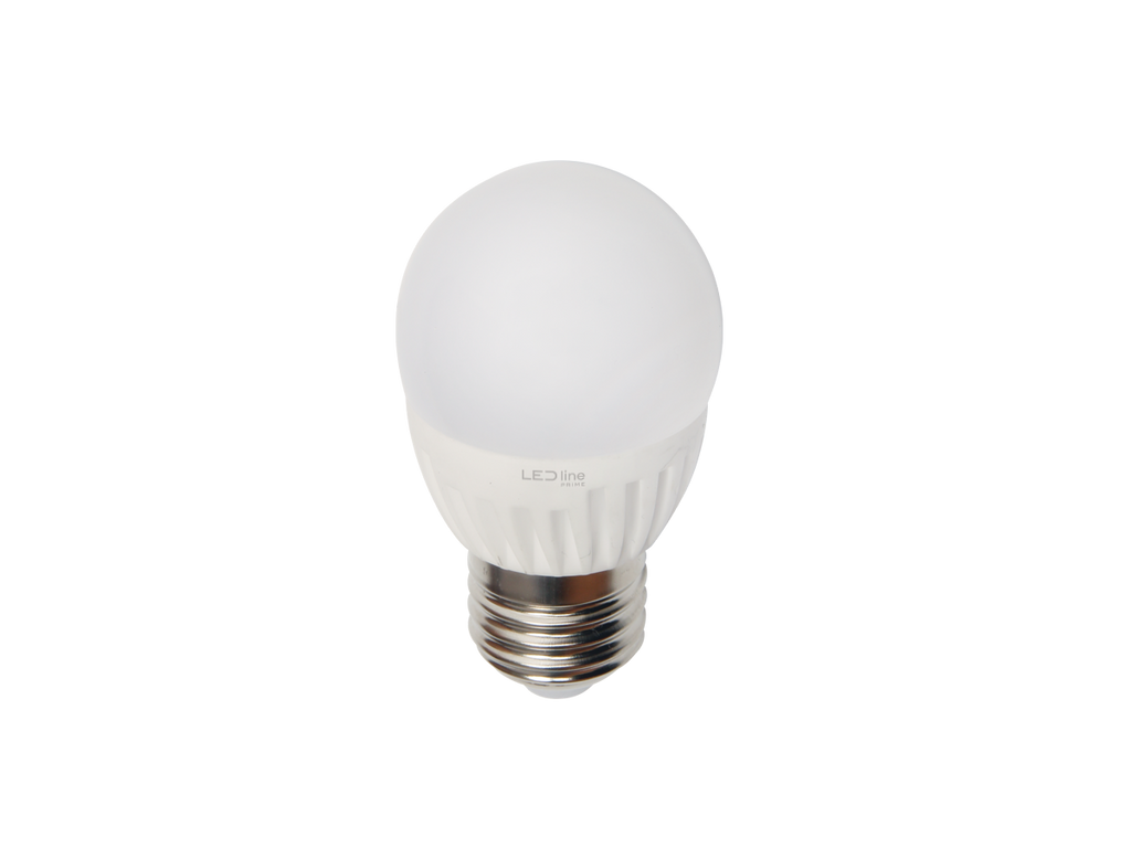 LED-lamp E27 4000K 7W 1000lm 230V 220° G45 Keramiek PRIME