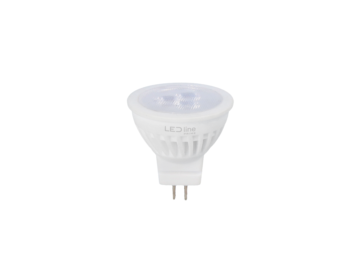 Lamp MR11 2700K 3W 330lm 10-14V AC/DC 38° GU5.3 Keramiek PRIME