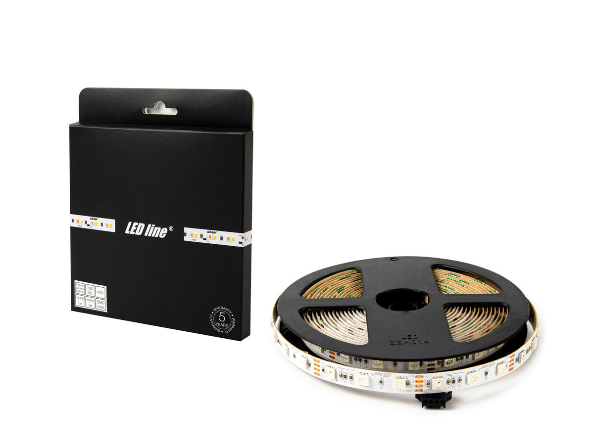 LED tape 750/5m SMD 12V RGB 14.4W IP20 DIGITALE P943 10mm 5m PRIME