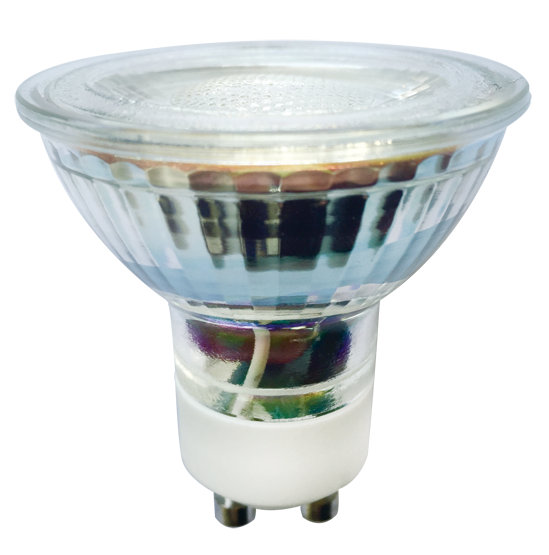 LED-lamp GU10 4000K 5W 410lm 230V 50° LITE glas