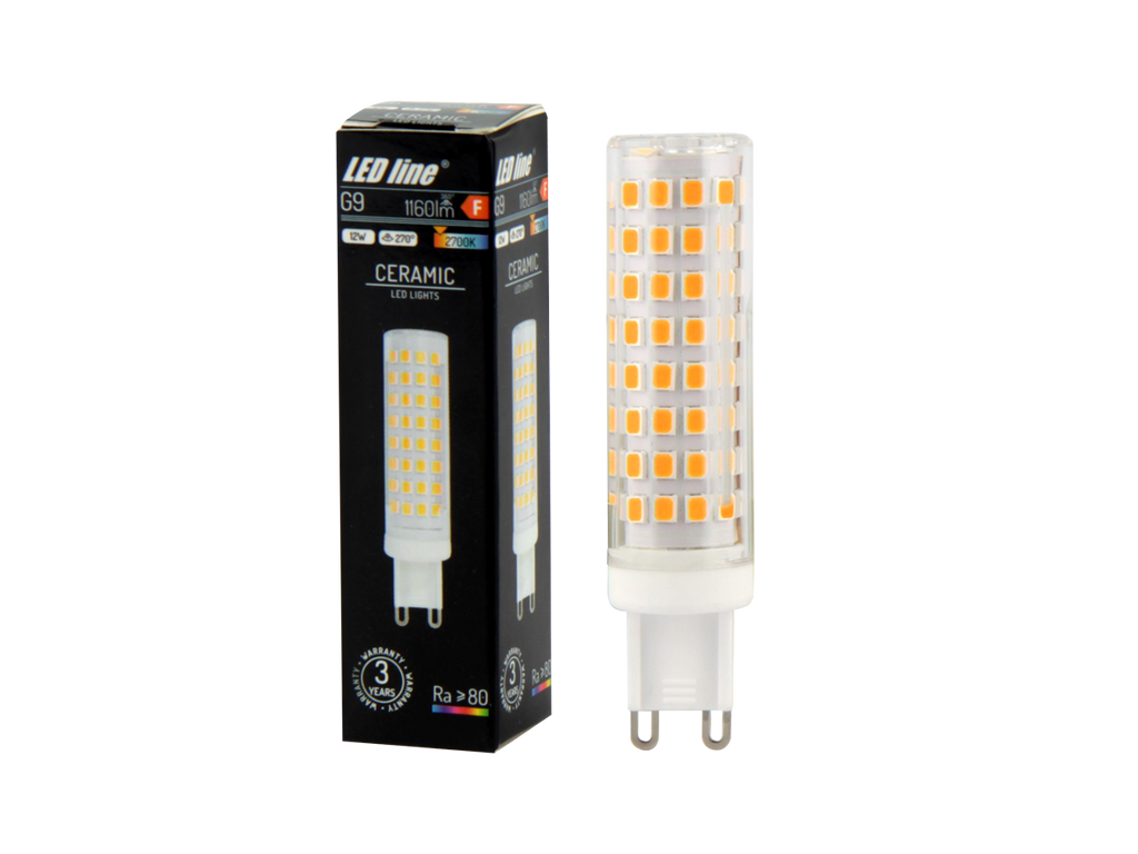 LED-lamp G9 2700K 12W 1160lm 230V 270 ° LITE Keramiek