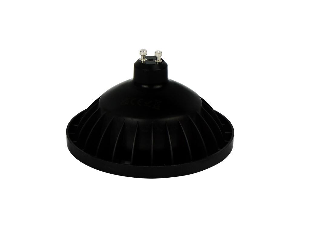 LED line GU10 4000K 9W 850lm 230V 120° ES111/AR111 PC zwart LITE