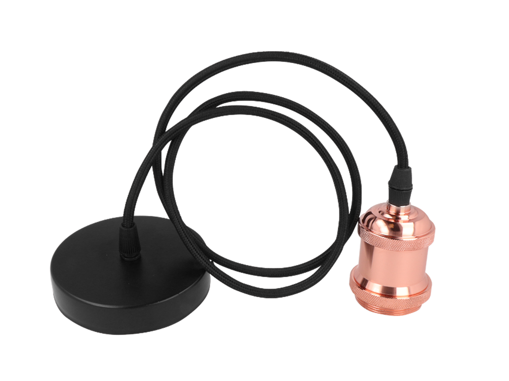 Hanglamp 1xE27 aluminium roségoud LITE