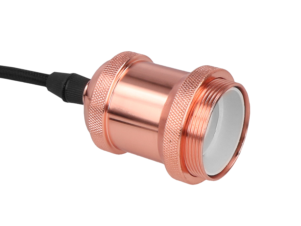 Hanglamp 1xE27 aluminium roségoud LITE