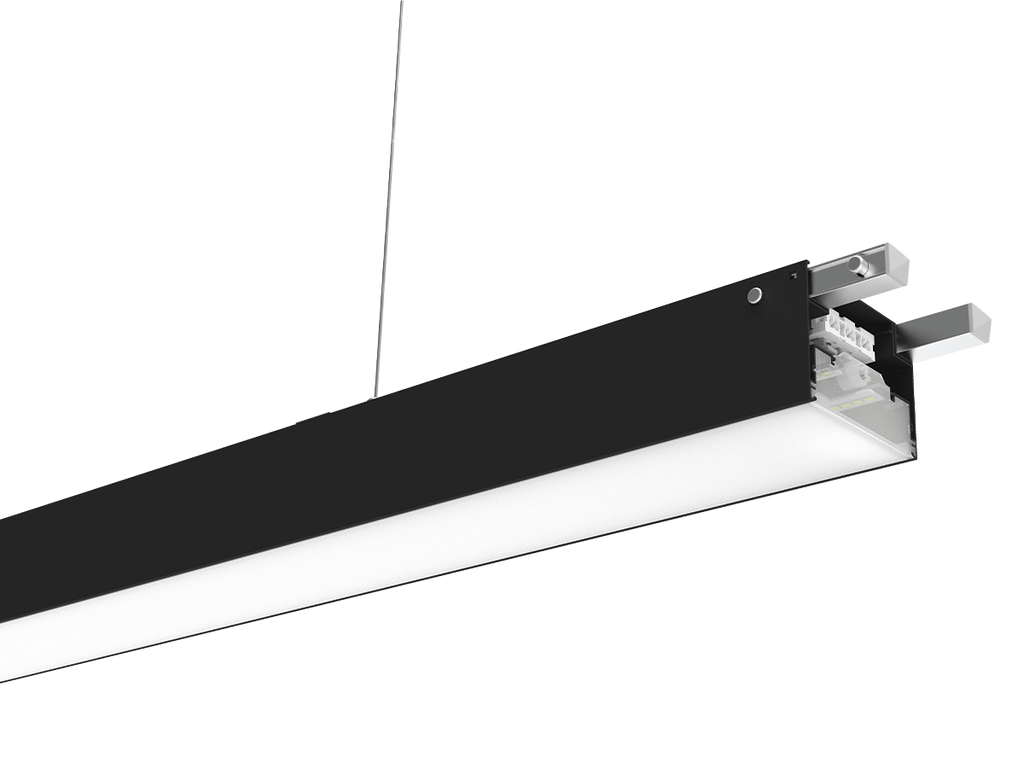 Lineaire armatuur FUSION 4000K 20W 2600lm 30*90° IP20 60cm zwart PRIME