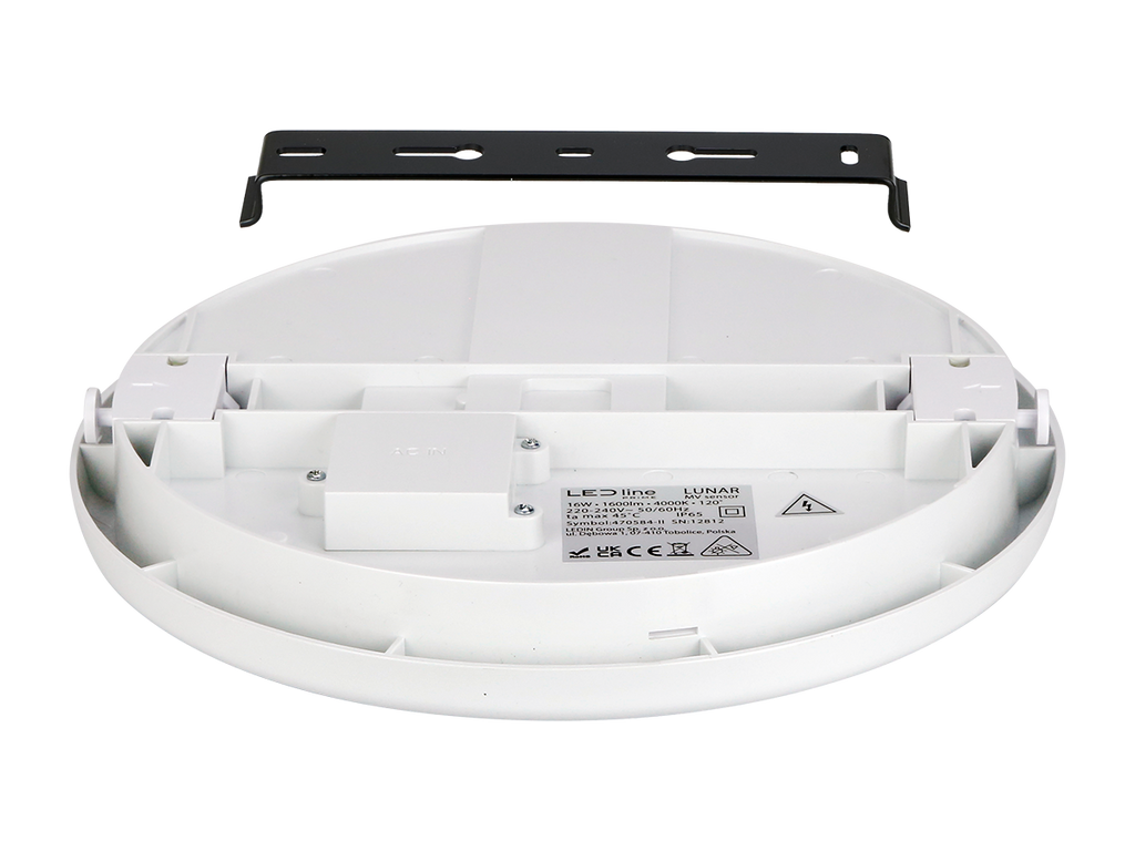 Plafonlamp LUNAR 4000K 16W 1600lm rond IP65 wit PRIME bewegingssensor