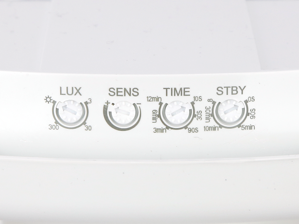 Plafonlamp LUNAR 4000K 22W 2200lm rond IP65 wit PRIME bewegingssensor