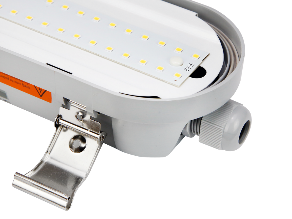 Hermetische armatuur RANGER C 4000K 40W 5600lm IP66 120cm grijs PRIME