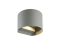 Buitenwandlamp LED 2x3W 3000K IP54 grijs CILINDER LITE