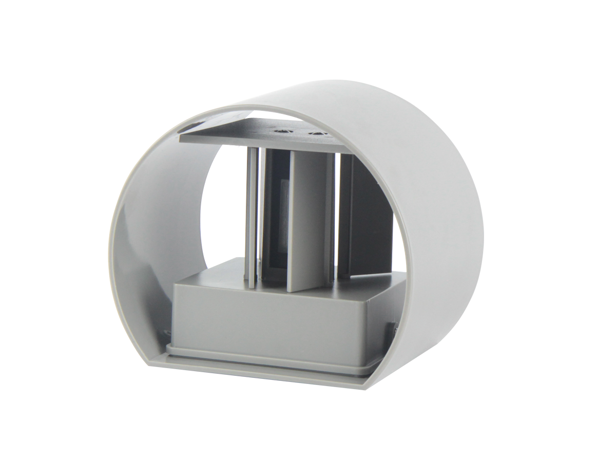 Buitenwandlamp LED 2x3W 4000K IP54 grijs CILINDER LITE