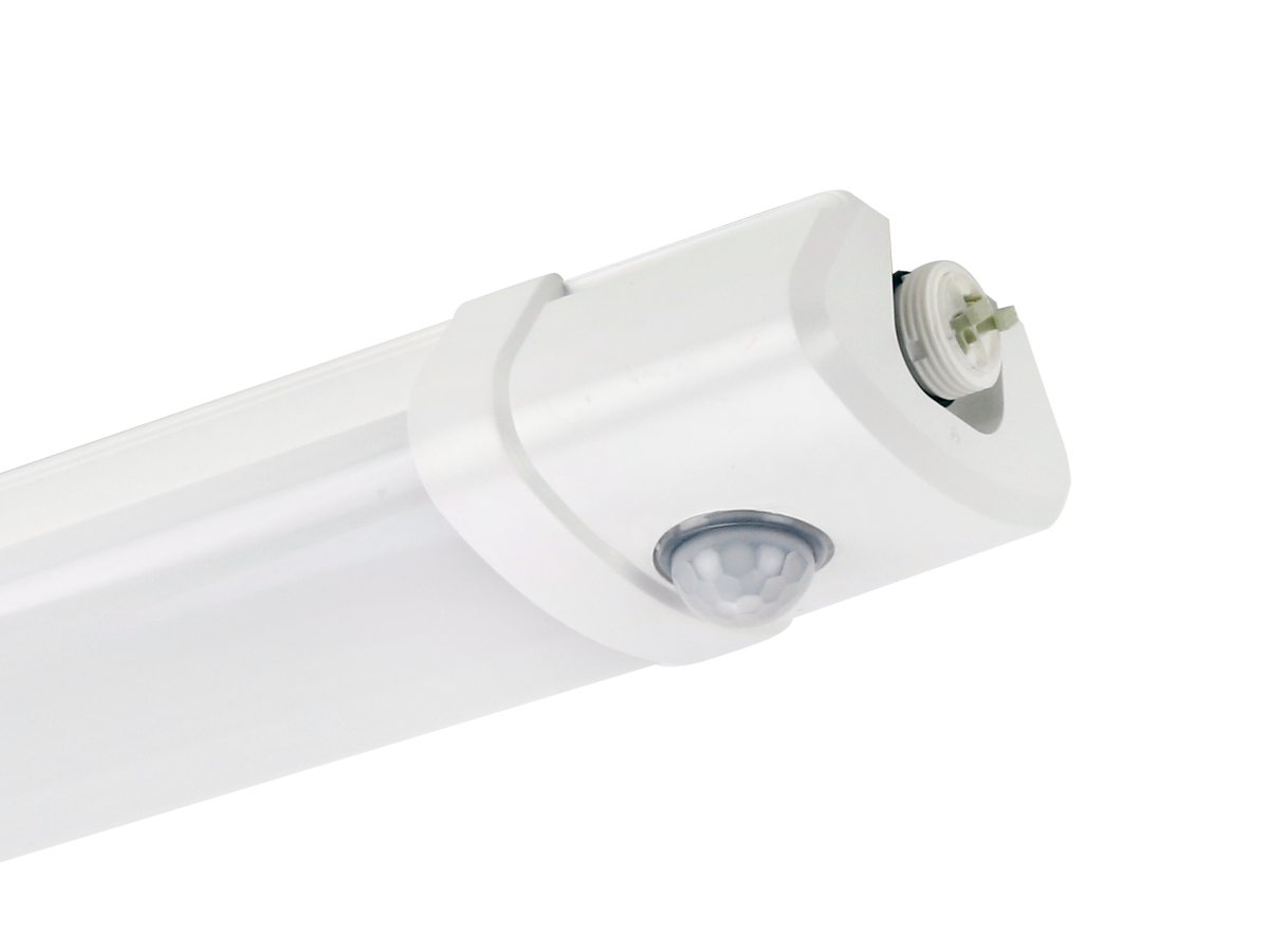 Hermetische armatuur TRI-PROOF 4000K 30W 3600lm IP65 65cm grijs LITE PIR