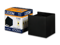 Buitenwandlamp LED 2x3W 4000K IP54 zwart CUBE LITE