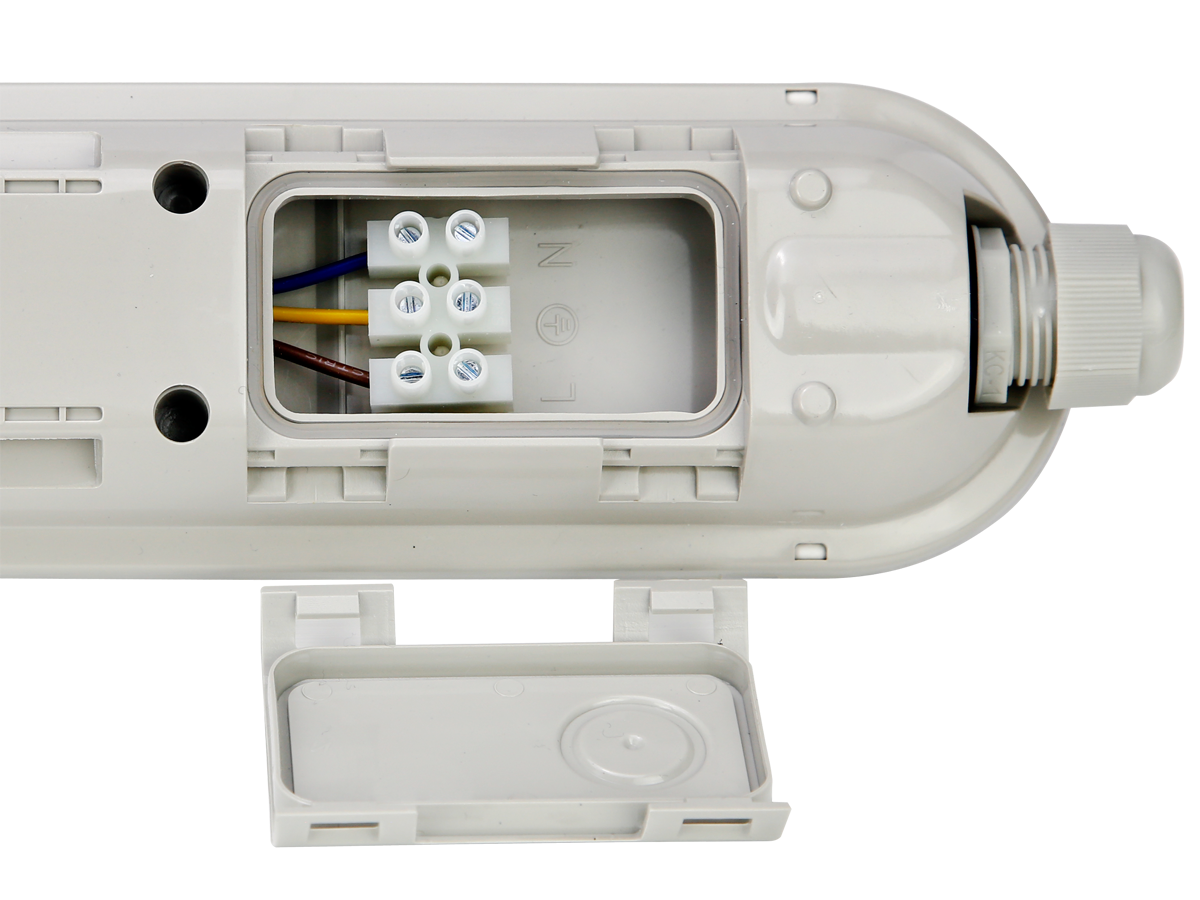Hermetische armatuur LINKER 4000K 40W 6000lm IP65 120cm grijs PRIME DALI