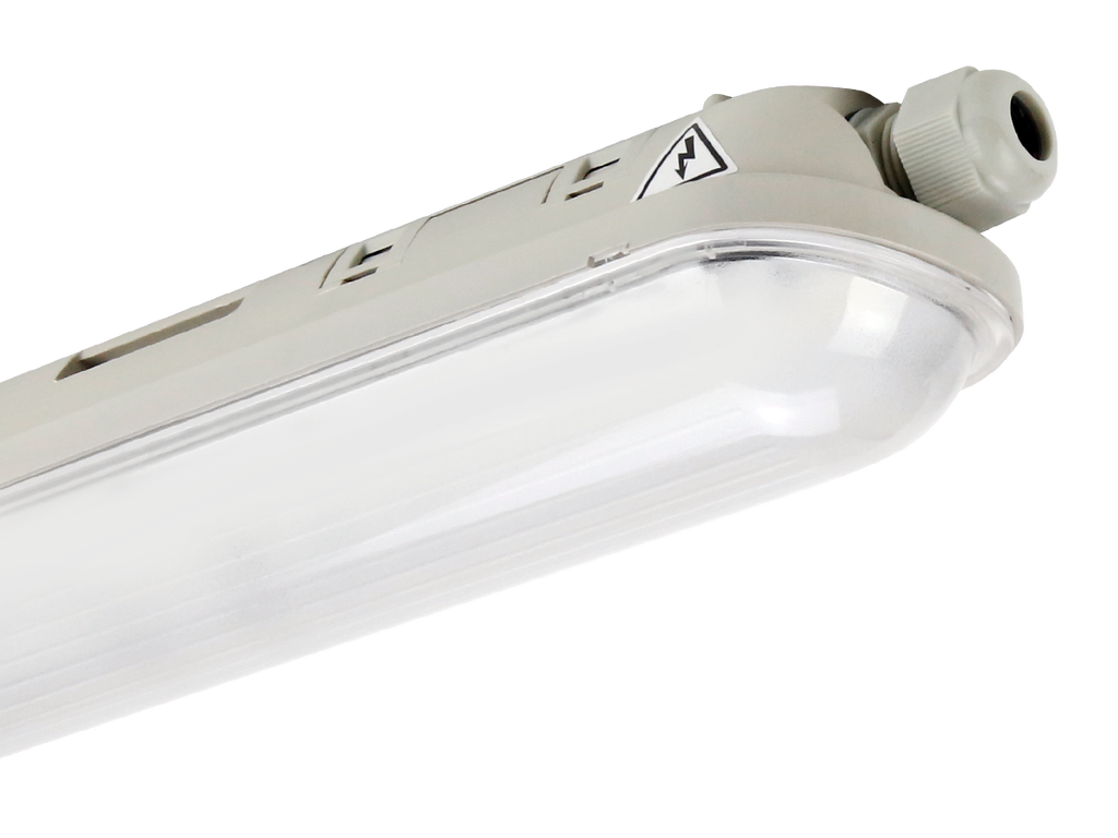 Hermetische armatuur LINKER 4000K 40W 6000lm IP65 120cm grijs PRIME noodmodule CAW 3h AT CNBOP