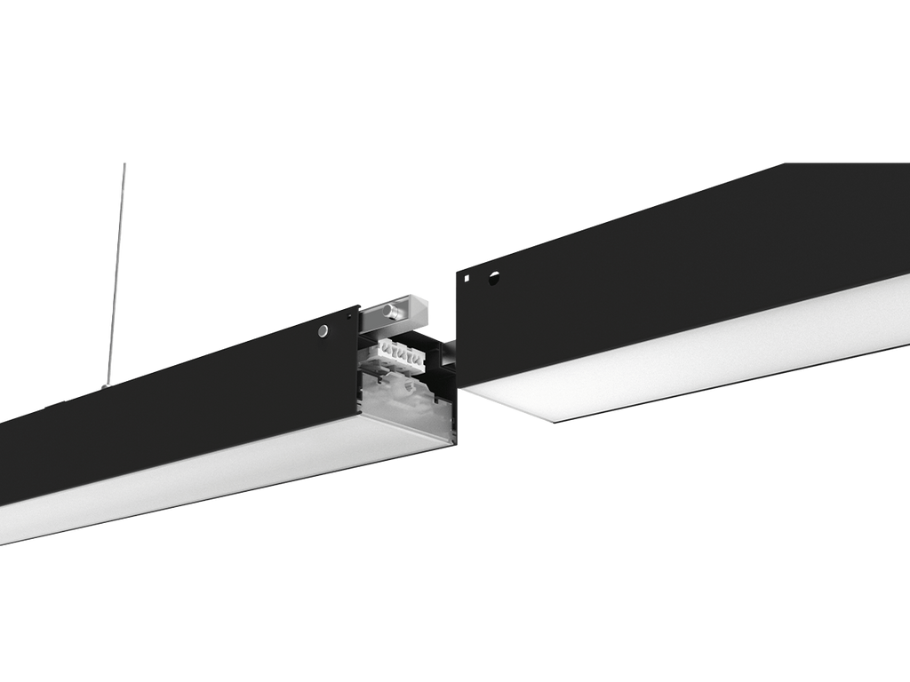 Lineaire armatuur FUSION 4000K 20W 2600lm 30*90° IP20 60cm zwart PRIME
