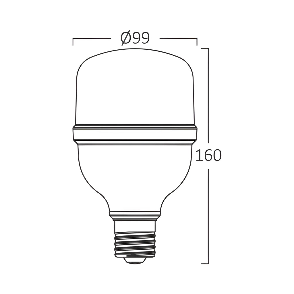 Braytron Premium LED Lamp 28W E27 6500K T100