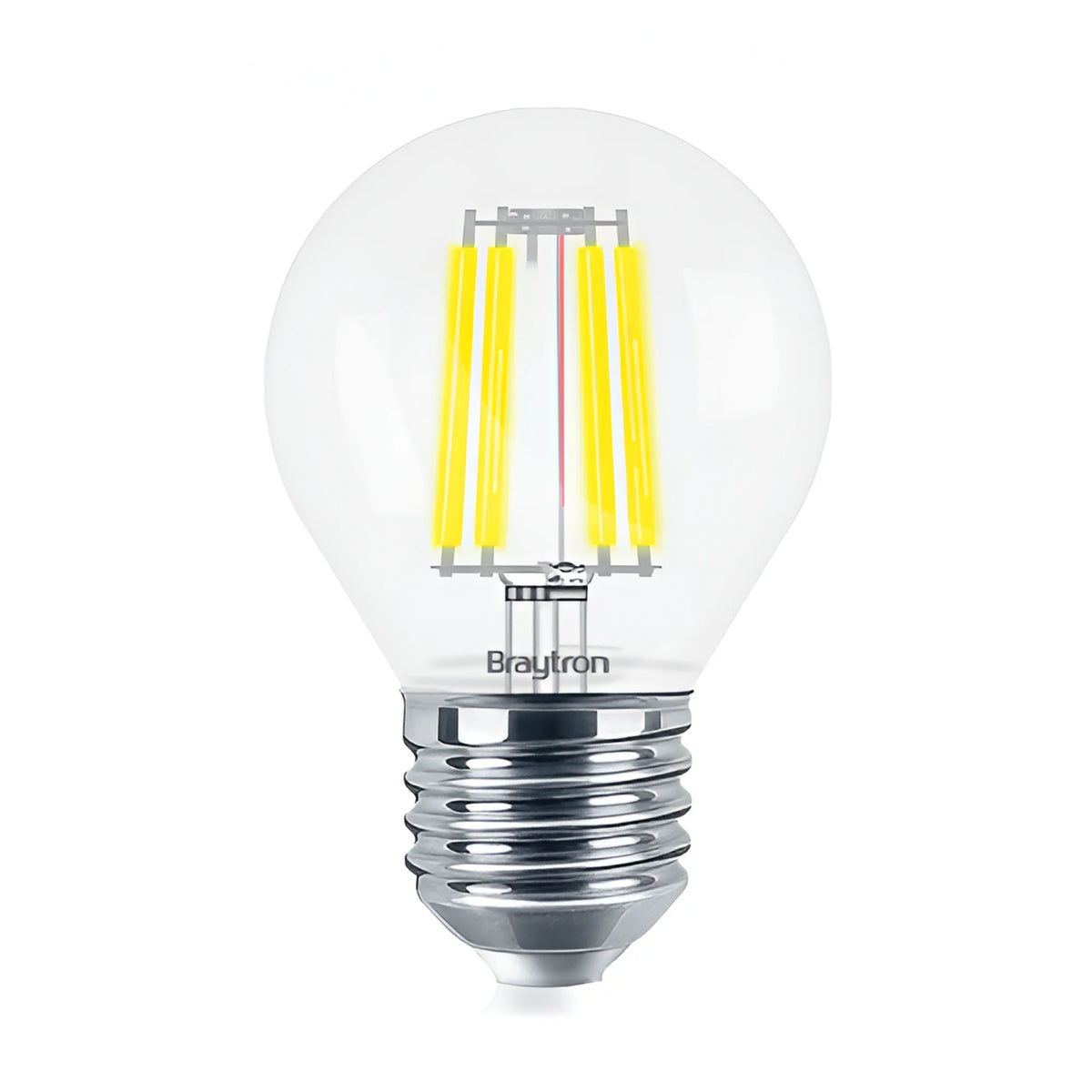 Braytron Advance LED Lamp 4W E27 3000K Transparant G45