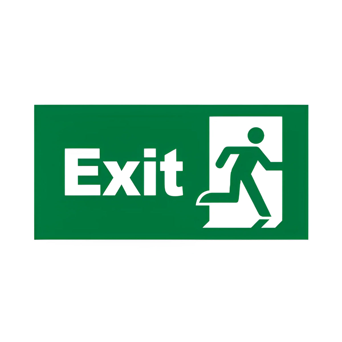 Braytron Exit Sing Nooduitgang Bordje EXIT DOOR STICKER FOR BC14