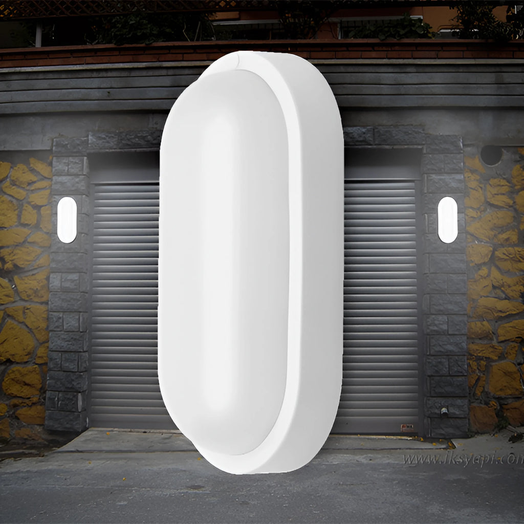 Braytron Bulkhead LED Bulkhead-armatuur 18W 3000K IP54 Wit B ELP