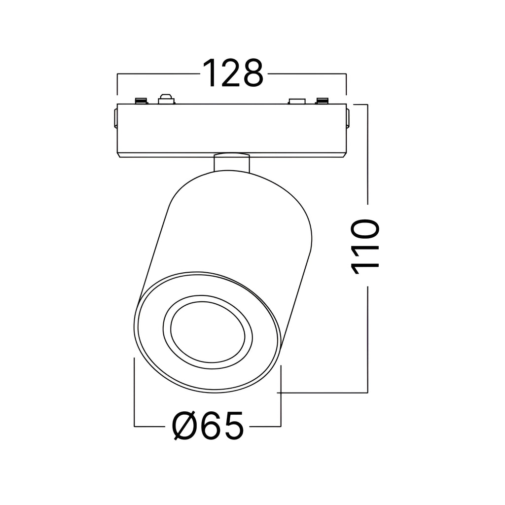 Braytron S20B Magneetrail Accessoire 10W 48VDC Zwart SPK BTH