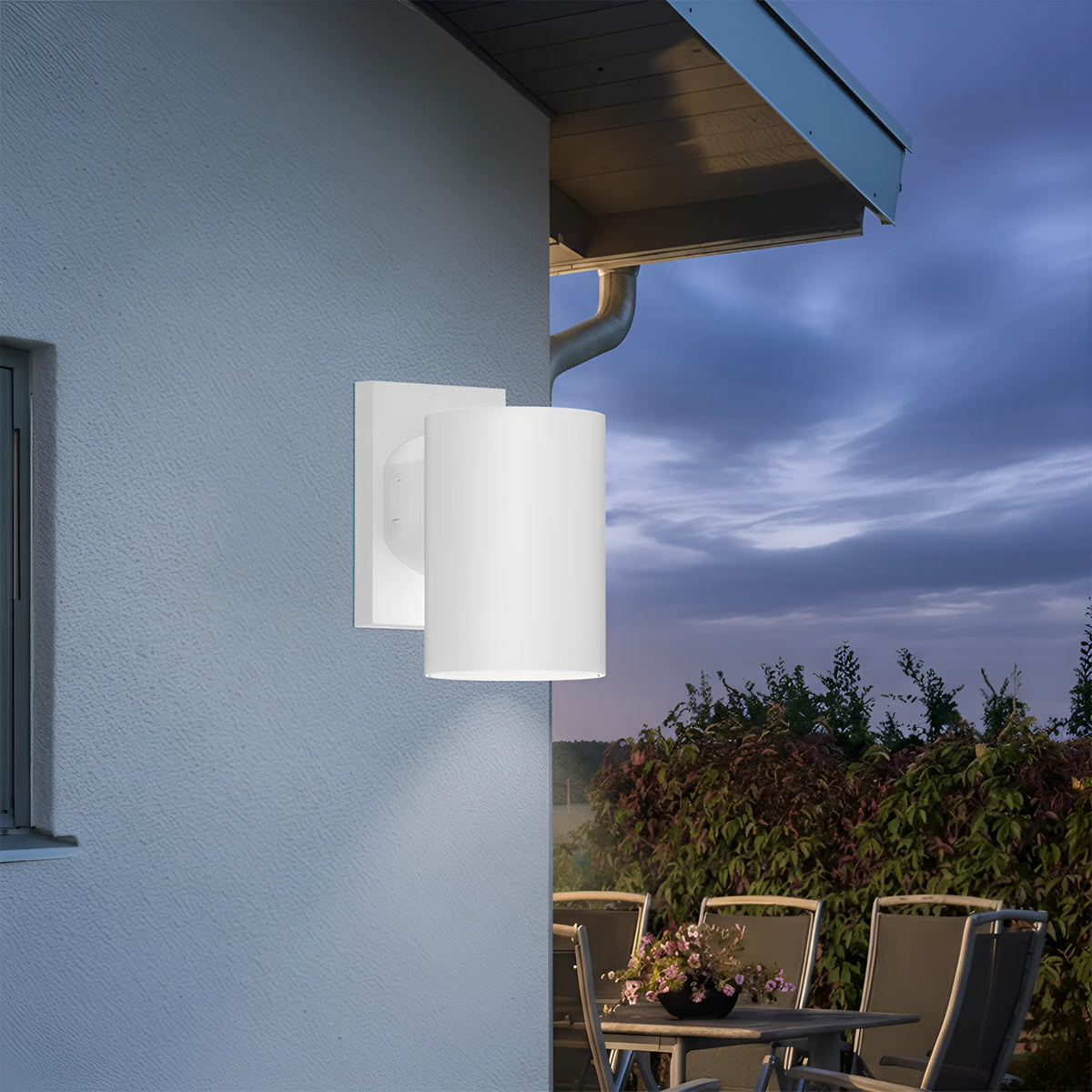 Braytron Rita Wandlamp IP65 Wit R 1xGU10