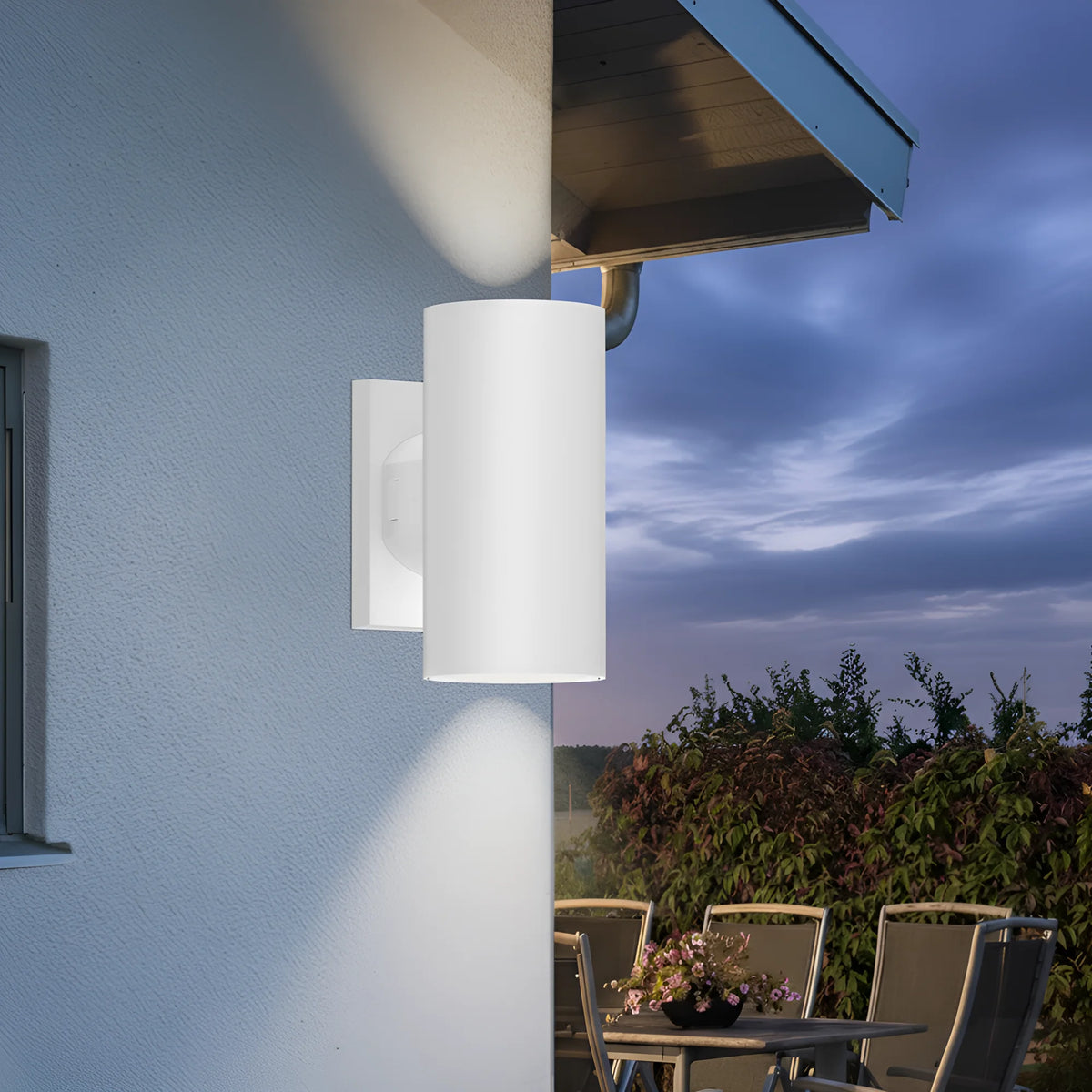 Braytron Rita Wandlamp IP65 Wit R 2xGU10