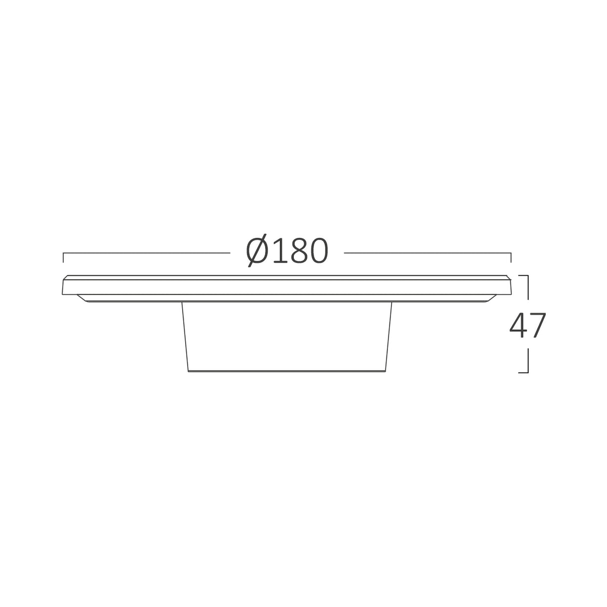 Braytron Palermo Wandlamp 10W IP65 Zwart S RND 3IN1