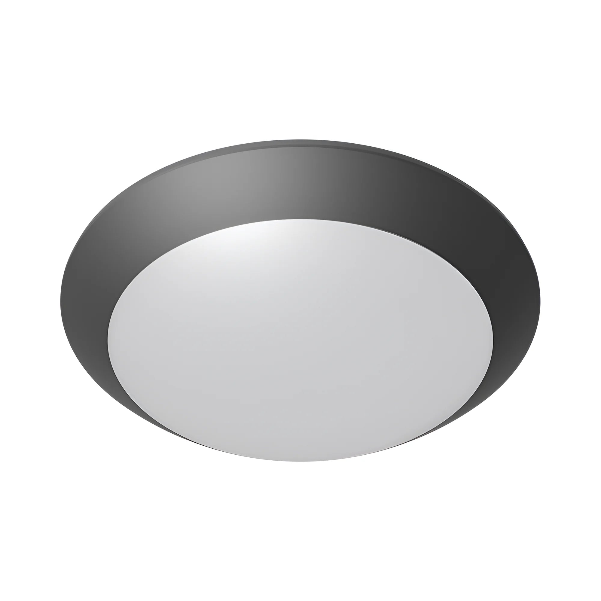 Braytron Napoli Plafondlamp IP65 Grijs D270 1xE27 PC SNS