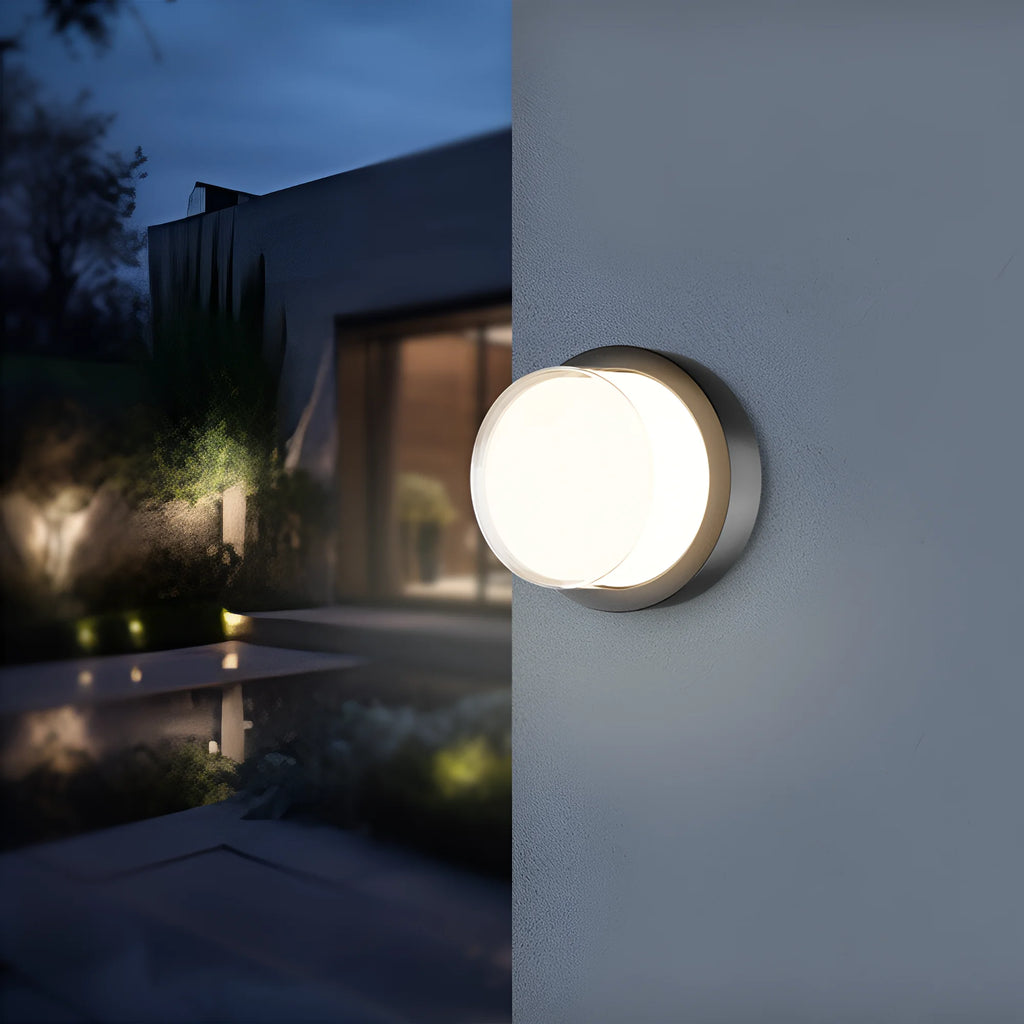 Braytron Walls Wandlamp 15W 3000K IP65 Zwart G2 RND
