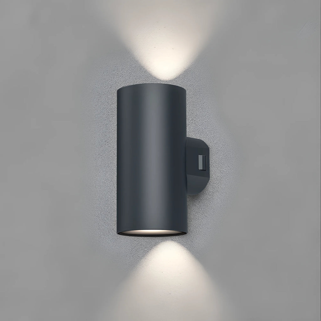 Braytron Vekta Wandlamp IP65 Grijs D WL.2 2x9W 3IN1