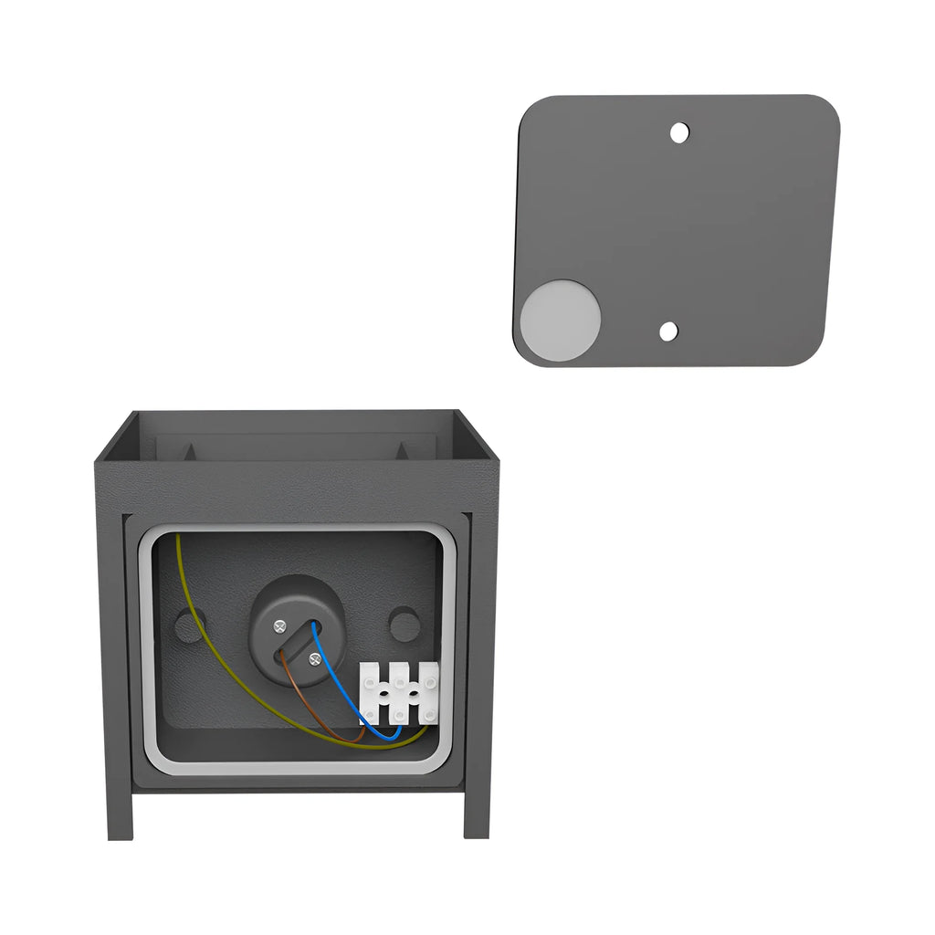 Braytron Vekta Wandlamp IP54 Grijs B WL.2 1xG9