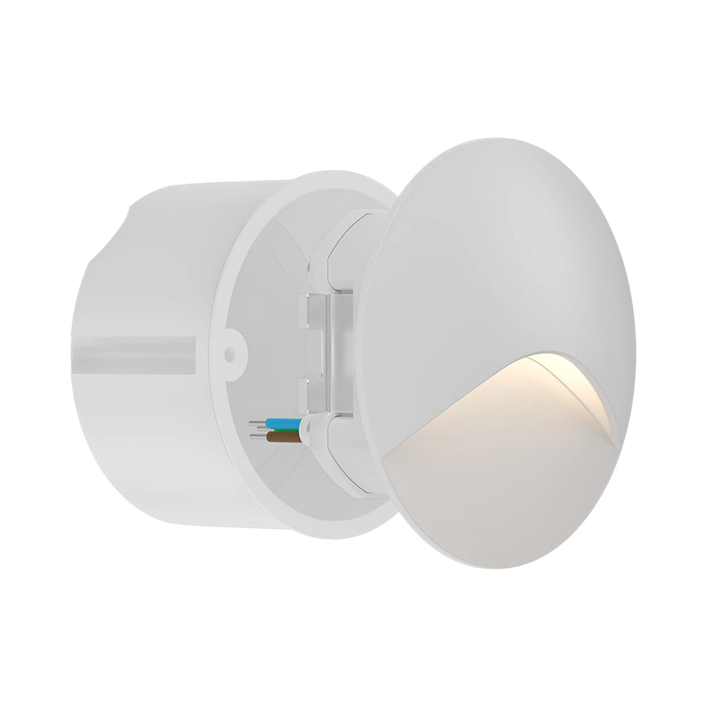 Braytron Veksus Wandlamp 3W 3000K IP65 Wit RND