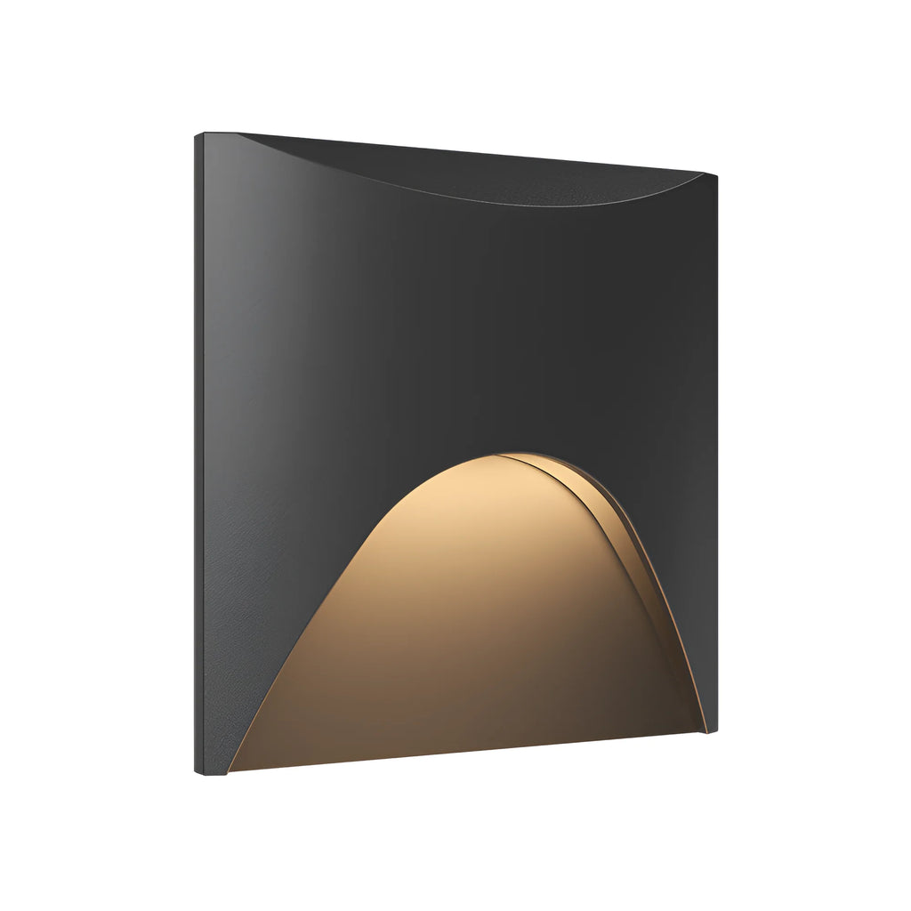Braytron Veksus Wandlamp 3W 3000K IP65 Zwart SQR