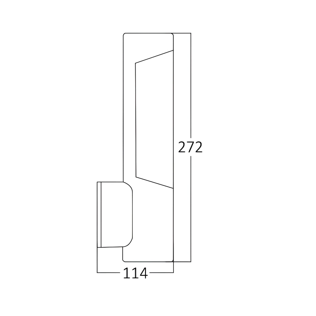 Braytron Tarus Wandlamp 7W 3000K IP54 WLS SNS