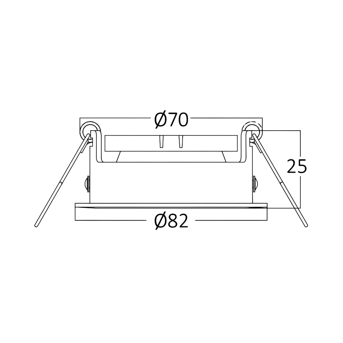 Braytron Mitto LED Spot Wit AR RND