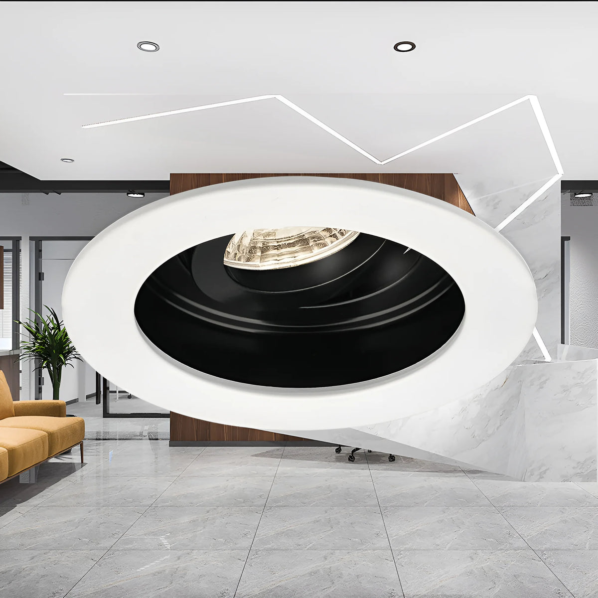 Braytron Beta LED Spot Zwart A RND