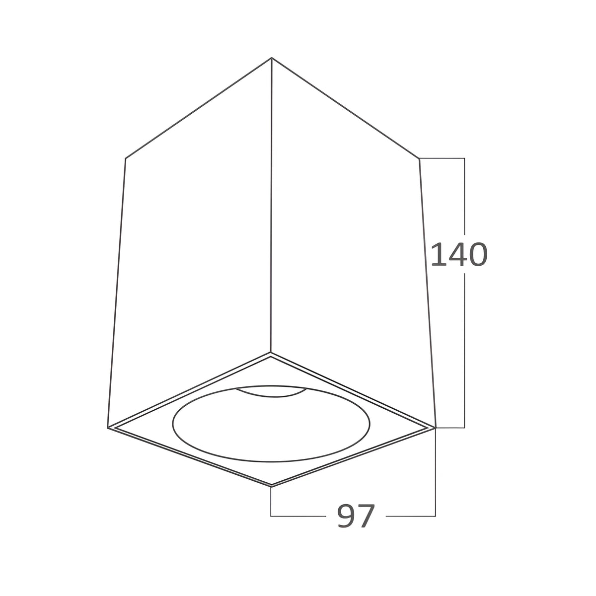 Braytron Beta LED Spot GU10 Wit 9414 SQR