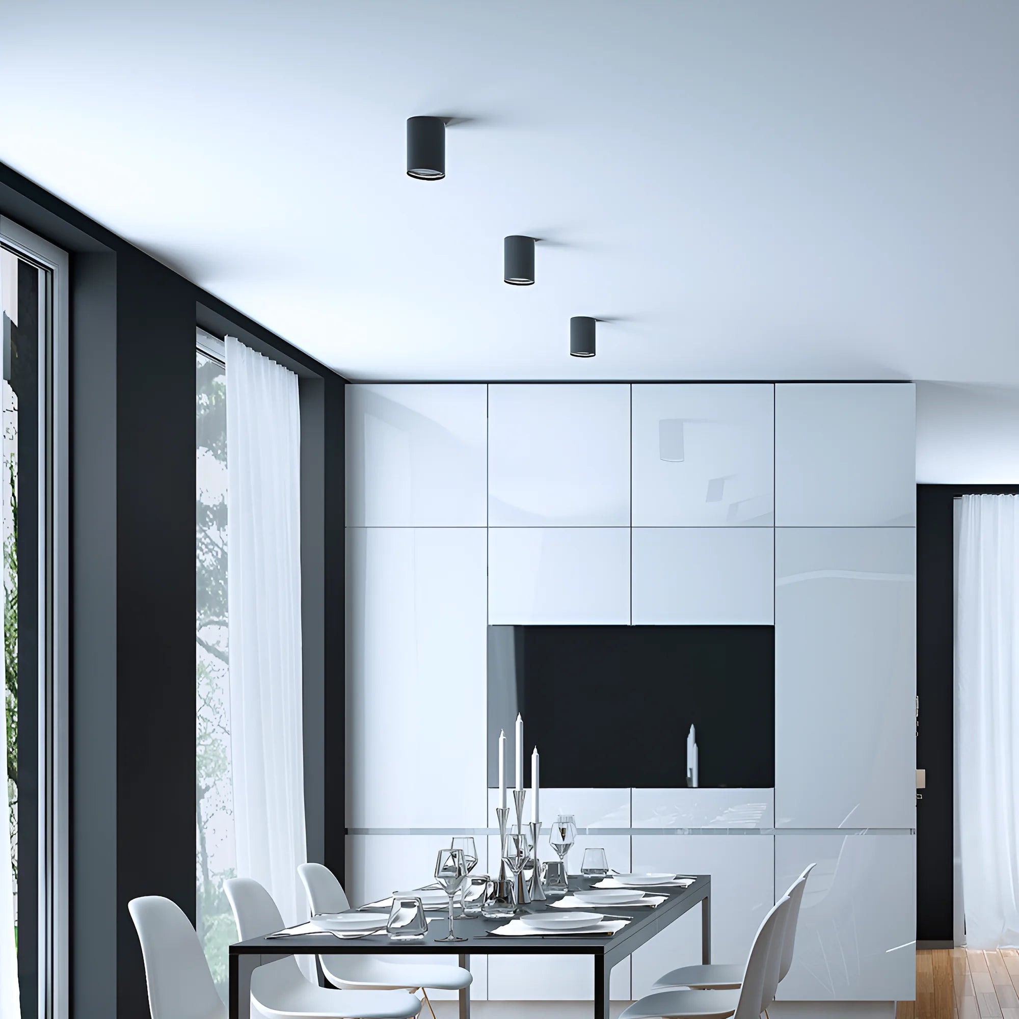 Braytron Gama LED Spot GU10 Zwart 9412 RND