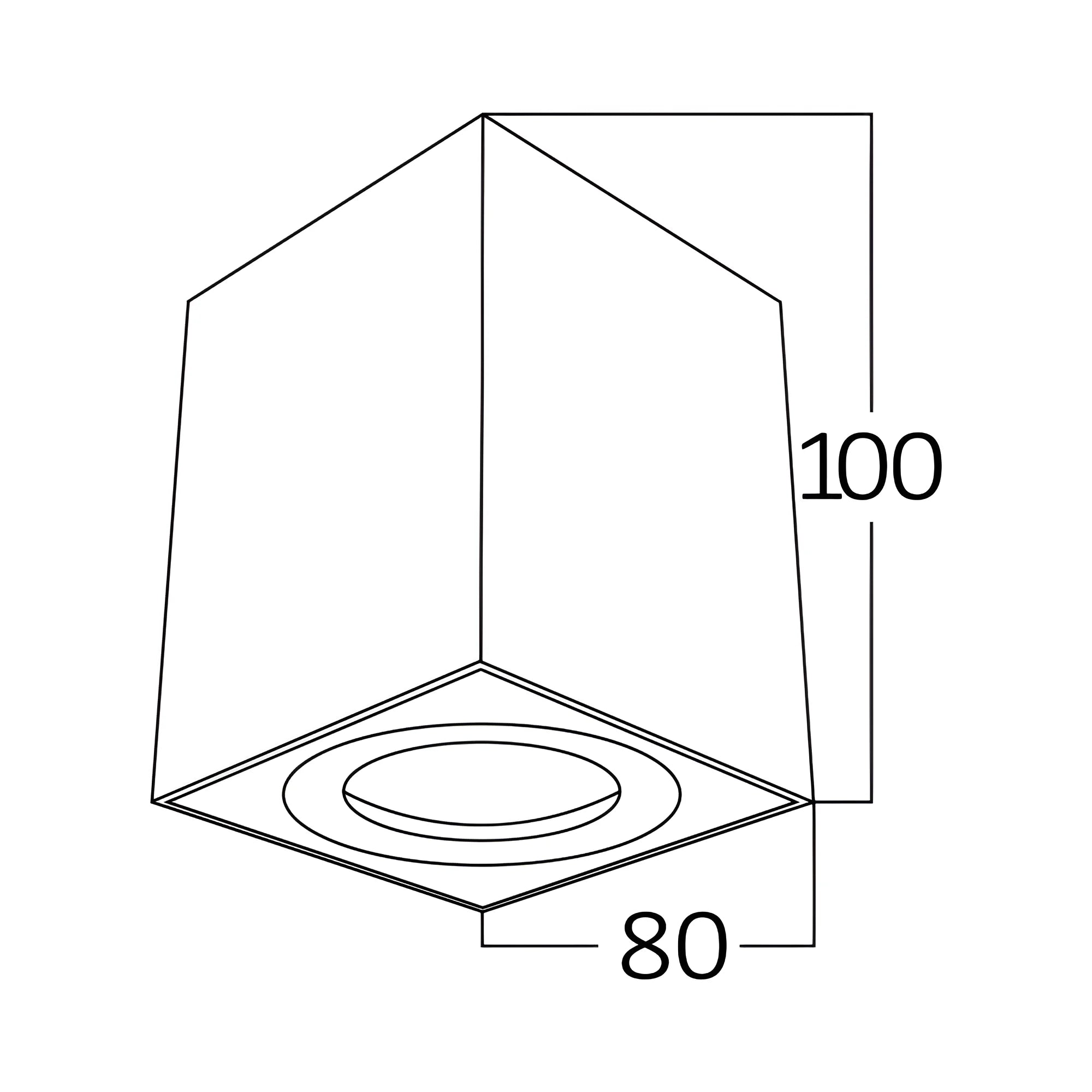 Braytron Gama LED Spot GU10 Goud 8010 SQR