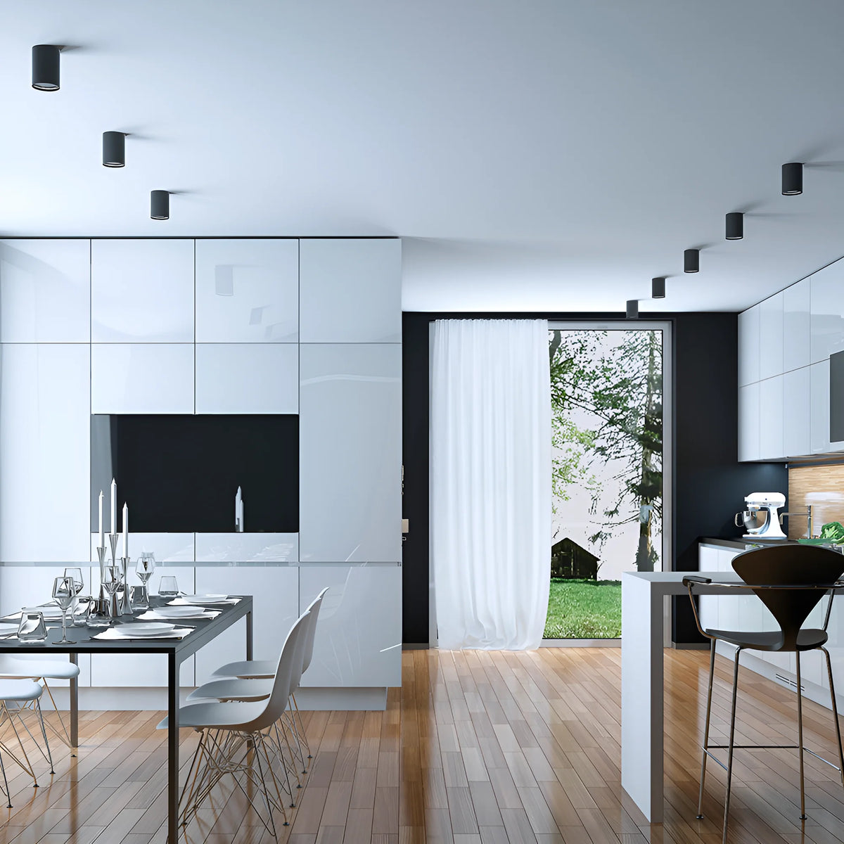 Braytron Gama LED Spot GU10 Zwart 5510 RND