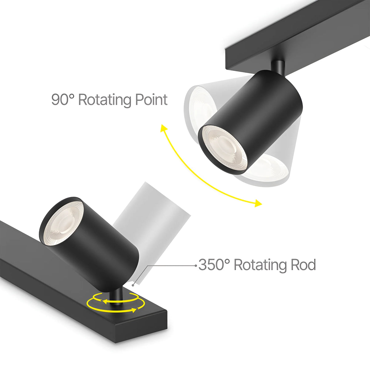 Braytron Beta LED Spot GU10 Zwart SRQ_3